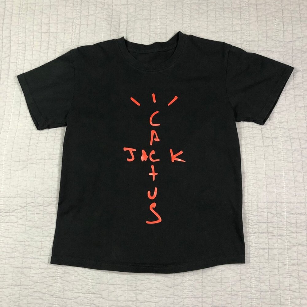 Cactus Jack T Shirt Women Medium Black Graphic Crewneck Short Sleeve